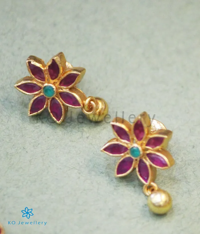 Silversmith Necklaces The Kusum Silver Kempu Necklace