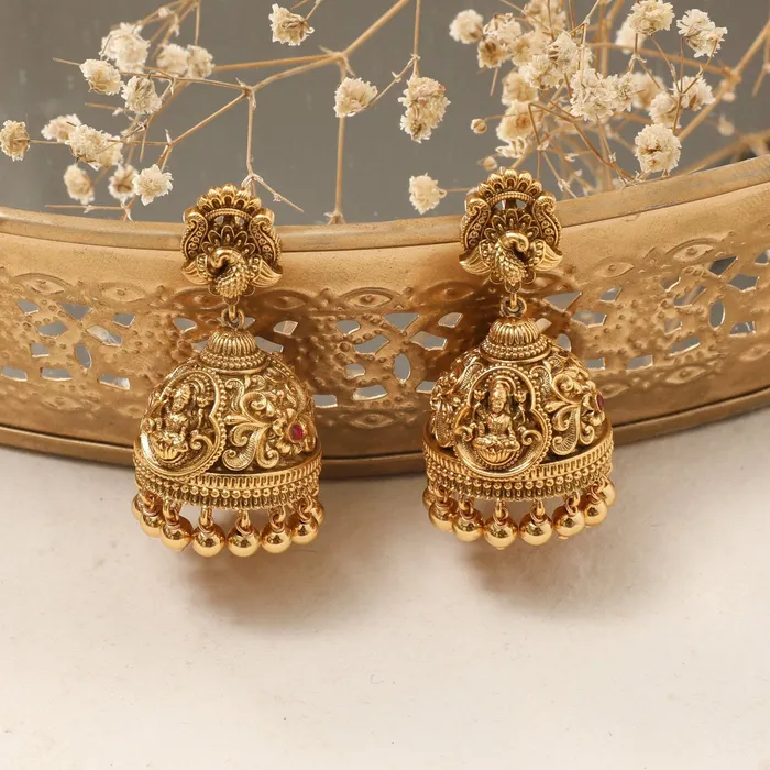 Mahika Anitque Silver Jhumkas SILVER Rings
