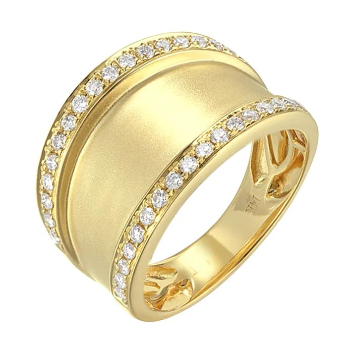 Rings Gems One 14Kt Yellow Gold Diamond 38Ctw Ring