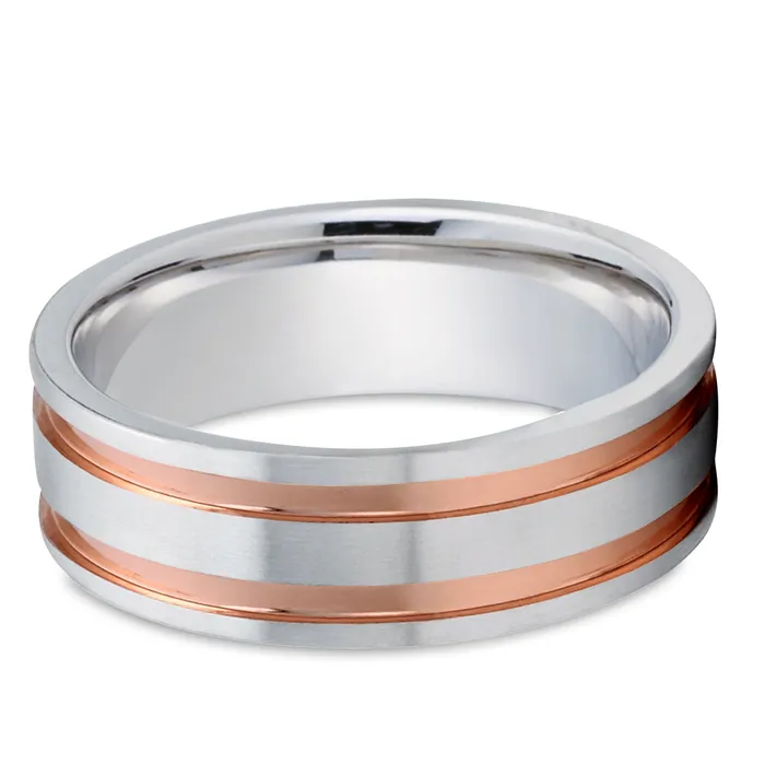 Rings Matte Finished Wedding Ring White Gold Ring Rose Gold Wedding Ring 14k Gold Ring Clean Casting Jewelry