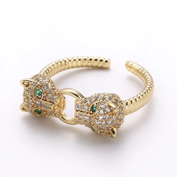 Rings Reluxe Vintage Dual Panthere Ring