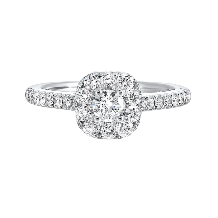 Shop IDC estore Rings Halo Complete Engagement Ring 087