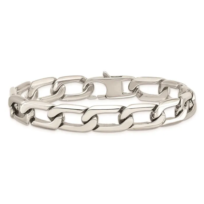 Chisel Bracelets Stainless Steel Polished Squares Bracelet