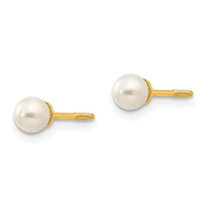 Jewelry Earrings Madi K Kids 14k Reversible 3754mm FW Cultured Pearl Gold Bead Earrings Jewelry Earrings Madi K Kids 14k Reversible 3754mm FW Cultured Pearl Gold Bead Earrings