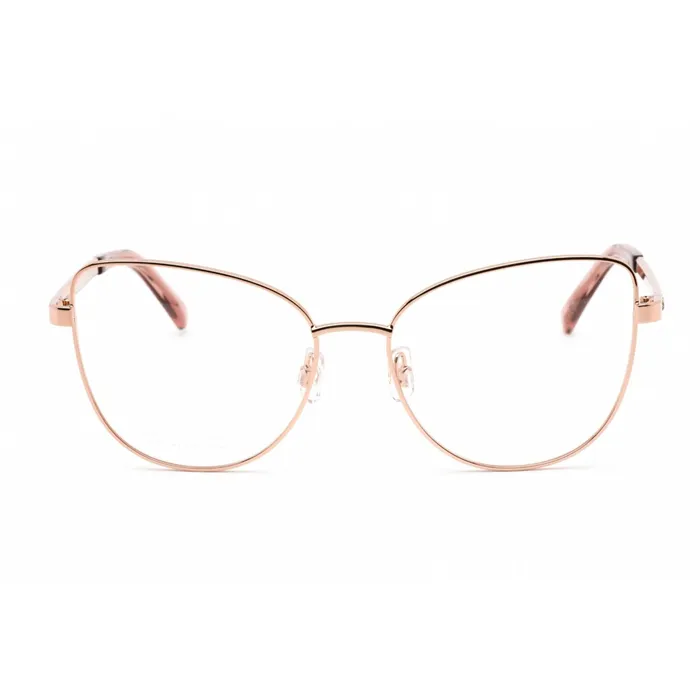 Swarovski Earrings Swarovski Womens Eyeglasses Full Rim Cat Eye Rose Gold Metal Frame SK5451 033