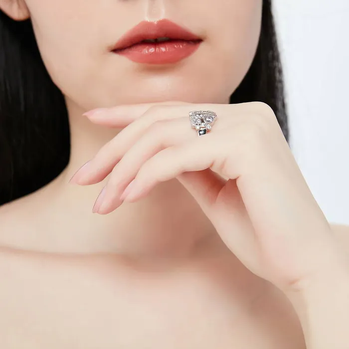 Bubble CZ Ring in Sterling Silver BERRICLE Rings