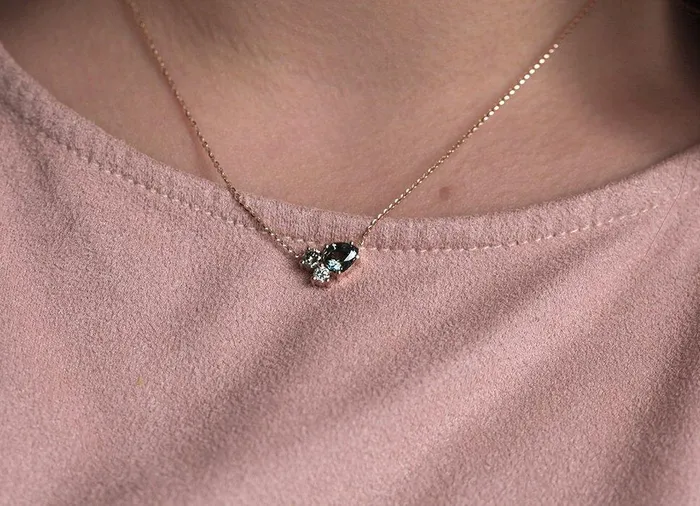 Cluster Necklace Diamond Necklace Capucinne Necklaces