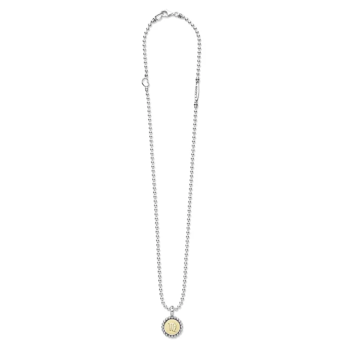 LAGOS Necklaces Signature Caviar Virgo Zodiac Charm Necklace