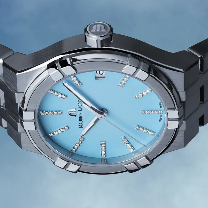 Maurice Lacroix Aikon Quartz Colours Edition Ladies Blue Dial Watch Maurice Lacroix Watches