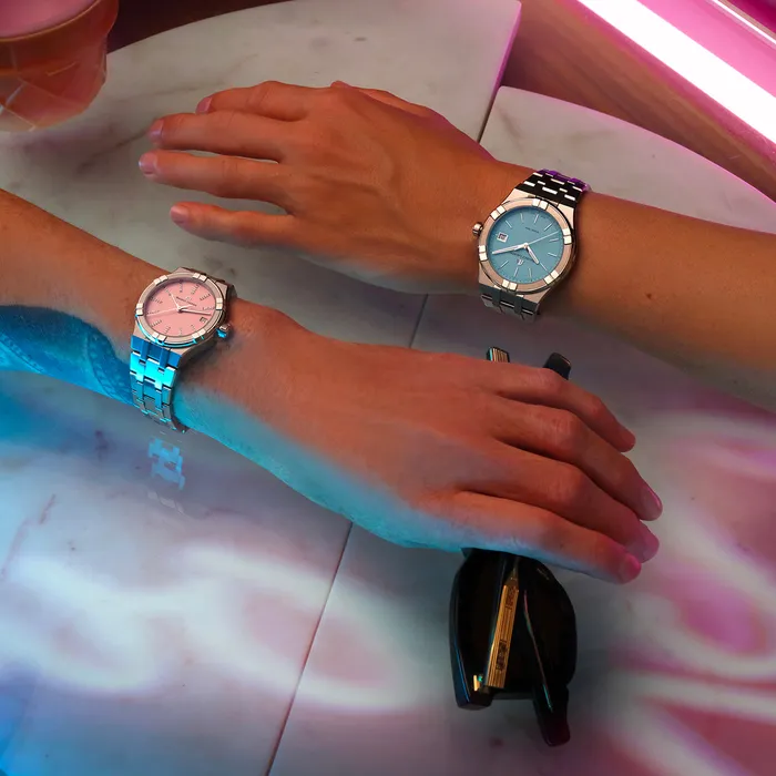 Maurice Lacroix Aikon Quartz Colours Edition Ladies Blue Dial Watch Maurice Lacroix Watches